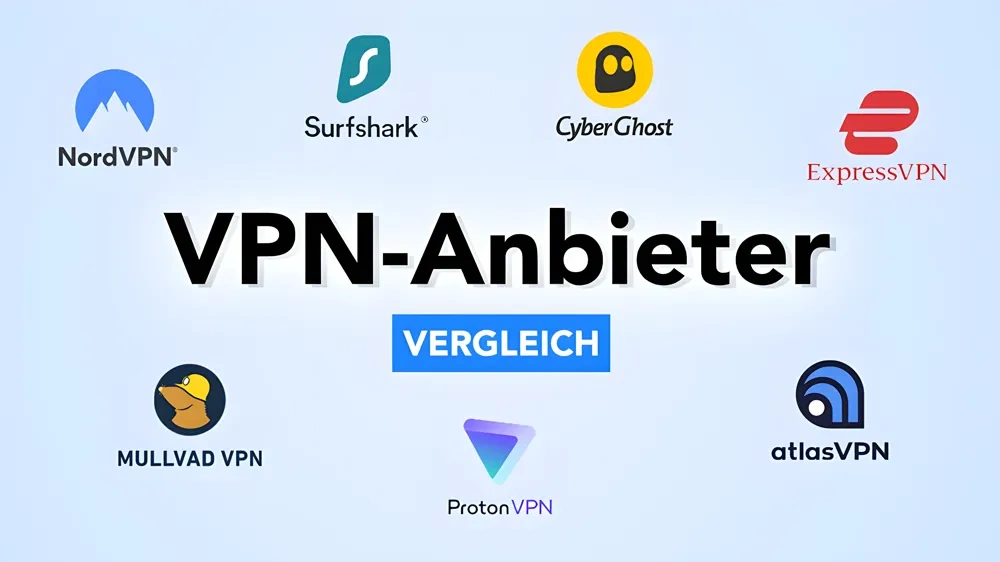 Geschwindigkeitsvergleich verschiedener VPN-Anbieter