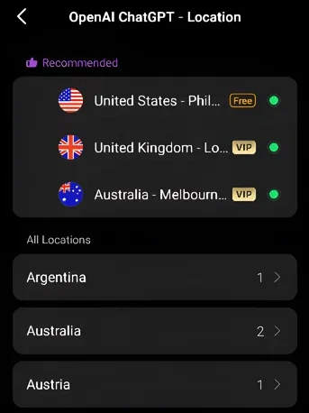 Mode APP ChatGPT